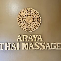 Araya Thai Massage - Entrance Logo.