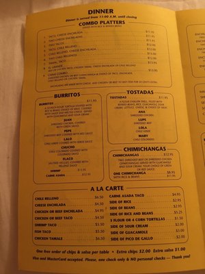 Menu photo 6 Los Dos Hermanos Sierraville, CA Menu photo 6 Los Dos Hermanos Sierraville, CA