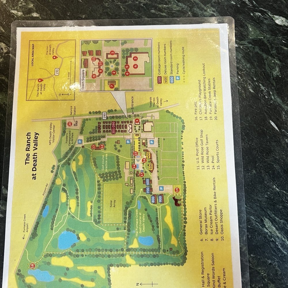 The Ranch At Death Valley - Map of the resort - Hotels & Travel Near Me - DEATH VALLEY, California The Ranch At Death Valley - Map of the resort - Hotels & Travel Near Me - DEATH VALLEY, California