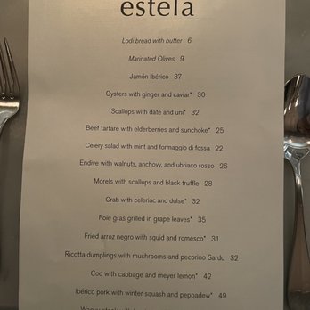 Estela - New American Near Me - New York, New York Estela - New American Near Me - New York, New York