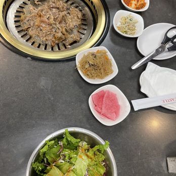 Red Castle - Beef grilling and add on condiments - Korean Near Me - Rialto, California Red Castle - Beef grilling and add on condiments - Korean Near Me - Rialto, California