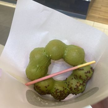 Devil & Angel Desserts - Matcha chocolate donut - Desserts Near Me - Torrance, California