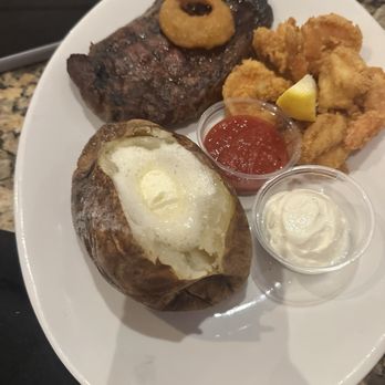Black Angus Steakhouse - 12oz Steak and shrimp - Steakhouses Near Me - Kissimmee, Florida Black Angus Steakhouse - 12oz Steak and shrimp - Steakhouses Near Me - Kissimmee, Florida