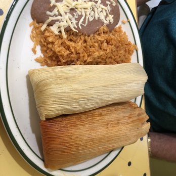 Pancho's Taquería & Mexican Cafe - Tamales platter with rice and beans - Tacos Near Me - Circle Pines, Minnesota