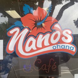Exterior outside entrance of Nano's Ohana Cafe - Half Moon Bay, California Exterior outside entrance of Nano's Ohana Cafe - Half Moon Bay, California