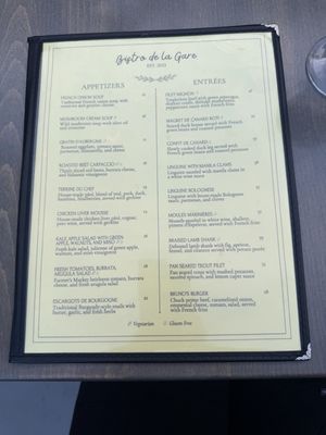 Menu photo 1 Bistro de la Gare South Pasadena, CA