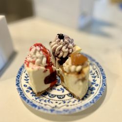 Cakes By Jeff The Chef - Slices of strawberry, blueberry dream, peach cobbler