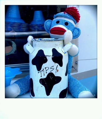 Blue Monkey Shaved Ice by null