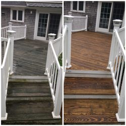 New Reveal Power Washing & Painting - Power washed deck