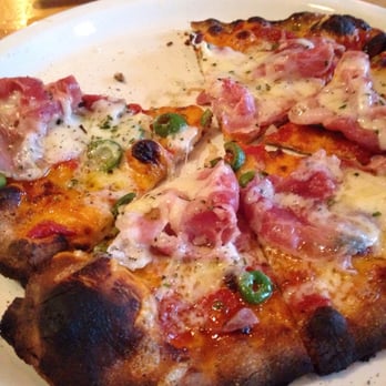 Pizzeria Toro - Prosciutto & olives on this pizza. Yum! - Pizza Near Me - Durham, North Carolina Pizzeria Toro - Prosciutto & olives on this pizza. Yum! - Pizza Near Me - Durham, North Carolina