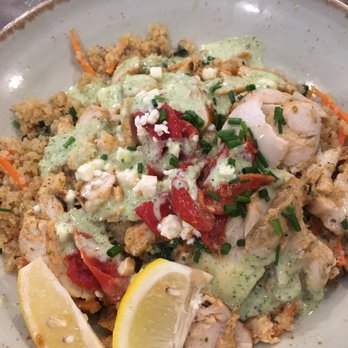 First Watch - Chicken pesto quinoa bowl - Breakfast & Brunch Near Me - Richardson, Texas First Watch - Chicken pesto quinoa bowl - Breakfast & Brunch Near Me - Richardson, Texas