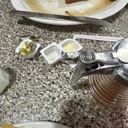 Pleasant Hill Diner - This is a small portion of the food we got. Featuring some hash browns and french toast!