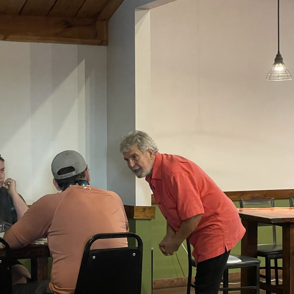The Boondocks - Gus the owner of BoonDocks check on tables - American Near Me - Anderson, South Carolina The Boondocks - Gus the owner of BoonDocks check on tables - American Near Me - Anderson, South Carolina