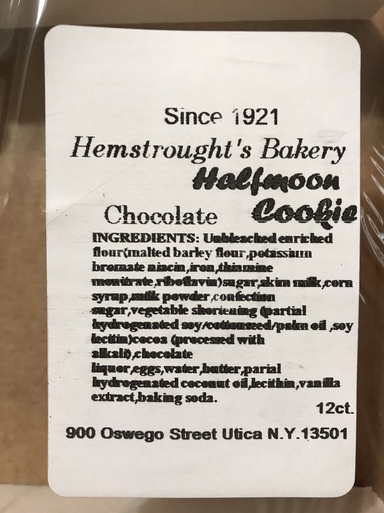 HEMSTROUGHT’S BAKERIES Bakeries 900 Oswego St, Utica, NY Phone