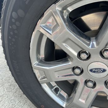 Firestone Complete Auto Care - Damage to finish of tire rim caused by tire change. - Auto Repair Near Me - Missouri City, Texas Firestone Complete Auto Care - Damage to finish of tire rim caused by tire change. - Auto Repair Near Me - Missouri City, Texas