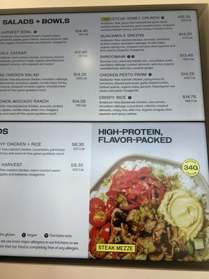 Menu photo 2 sweetgreen - Healthy Salads, Wraps, and Bowls Costa Mesa, CA
