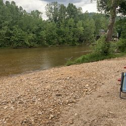 Circle B Campground - View from campsite. Can walk right down to waters edge.