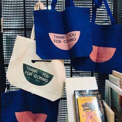 Montoya Books + Arts Collective - Tote bags from our besties, Thank You For Coming.