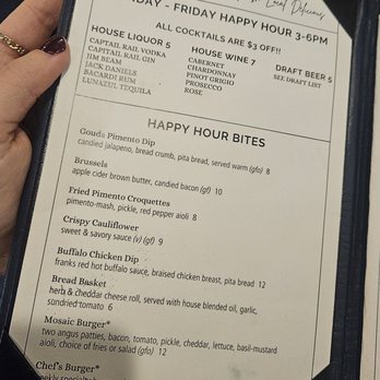 MOSAIC Restaurant - Happy hour February 2026 - New American Near Me - Richmond, Virginia