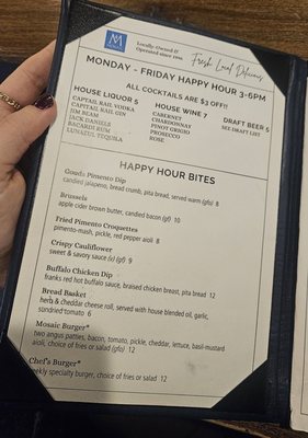 Menu photo 6 MOSAIC Restaurant Richmond, VA
