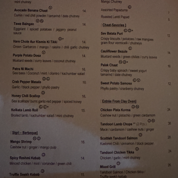 Rasika - menu - Indian Near Me - Washington, DC, District of Columbia Rasika - menu - Indian Near Me - Washington, DC, District of Columbia