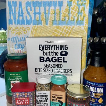 Trader Joe's - A few things I had to have, and the free bag we were given. - Grocery Near Me - Nashville, Tennessee