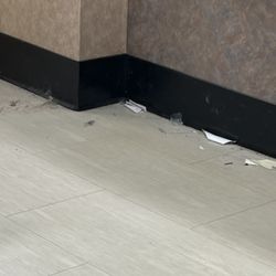 Walgreens - Filthy floors.