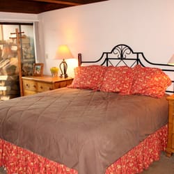 Vail International Condominiums - Typical master bedroom.
