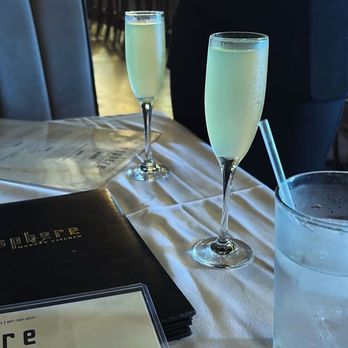 Osphere Grill and Bar - Pineapple mimosas - American Near Me - Orlando, Florida
