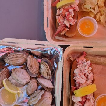 C-Ray Lobster - Naked lobster roll and steamers. - Seafood Near Me - Bar Harbor, Maine C-Ray Lobster - Naked lobster roll and steamers. - Seafood Near Me - Bar Harbor, Maine