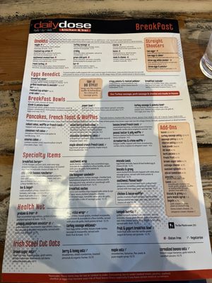 Menu photo 2 Daily Dose Rio Salado Tempe, AZ Menu photo 2 Daily Dose Rio Salado Tempe, AZ