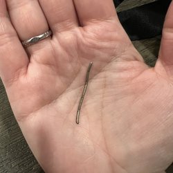 Metal object in food