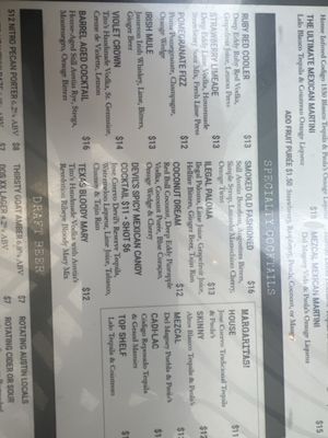 Menu photo 1 Cedar Door Patio Bar & Grill Austin, TX Menu photo 1 Cedar Door Patio Bar & Grill Austin, TX