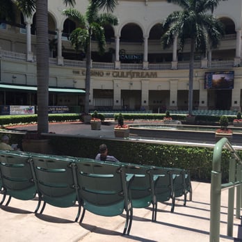 Gulfstream Park - Empty, but gorgeous out per usual! - Casinos Near Me - Hallandale Beach, Florida