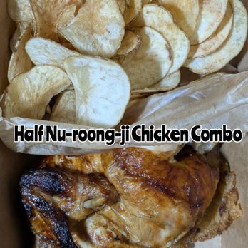 Adam's Chicken & Pocha - Half Nu-roong-ji Chicken Combo - Korean Near Me - Flushing, New York Adam's Chicken & Pocha - Half Nu-roong-ji Chicken Combo - Korean Near Me - Flushing, New York