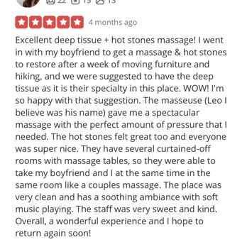 Blue Ocean Massage - My last review. - Massage Near Me - Yucca Valley, California