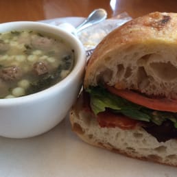 Italian Wedding Soup and BLT