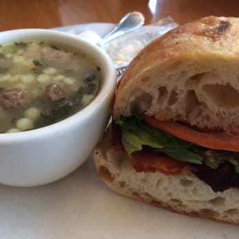 Artisan Coffee House - Italian Wedding Soup and BLT - Coffee & Tea Near Me - Scottsville, New York