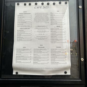Cafe 2825 - Menu - Italian Near Me - Atlantic City, New Jersey Cafe 2825 - Menu - Italian Near Me - Atlantic City, New Jersey