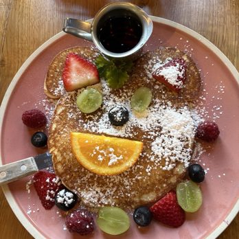 Sunny Side Breakfast - Kid's Ricotta Lemon Pancake - Breakfast & Brunch Near Me - Sacramento, California Sunny Side Breakfast - Kid's Ricotta Lemon Pancake - Breakfast & Brunch Near Me - Sacramento, California