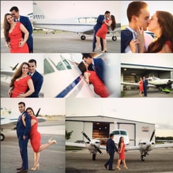 ATA Flight School - Sneak peak of our engagement shoot at ATA! We will be back for the sunset flights!