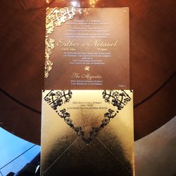 Elegant Invitations & Calligraphy - Clear plexiglass wedding invitation with gold specialty paper envelope....elegant and chic!!