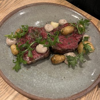 Ernest - Dry Aged New York Strip - New American Near Me - San Francisco, California Ernest - Dry Aged New York Strip - New American Near Me - San Francisco, California
