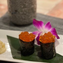 Taku Steakhouse - Ikura (salmon roe) sushi a la carte