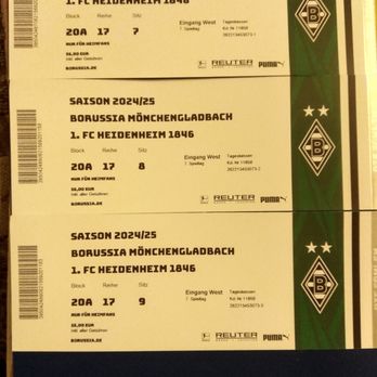 Fohlenshop - Karten Mönchengladbach gegen Heidenheim wurden gekauft. Tickets Monchengladbach versus Heidenheim were bought. - Concept Shops Near Me - Mönchengladbach, NW