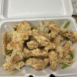 Asian Bistro - 9. Salt & Pepper Chicken Not that great, about what it looks like