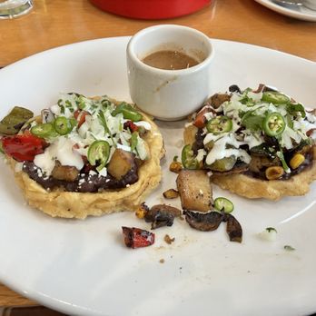 Chile Toreado - Veggie sopes soooo delicious - Mexican Near Me - Chicago, Illinois
