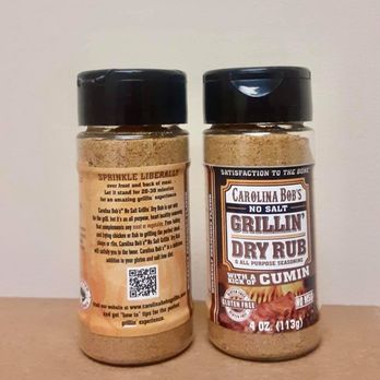 Carolina Bob's Grillin' - Dry Rub and all-purpose seasoning - No Salt, No gluten, no MSG - American Near Me Carolina Bob's Grillin' - Dry Rub and all-purpose seasoning - No Salt, No gluten, no MSG - American Near Me