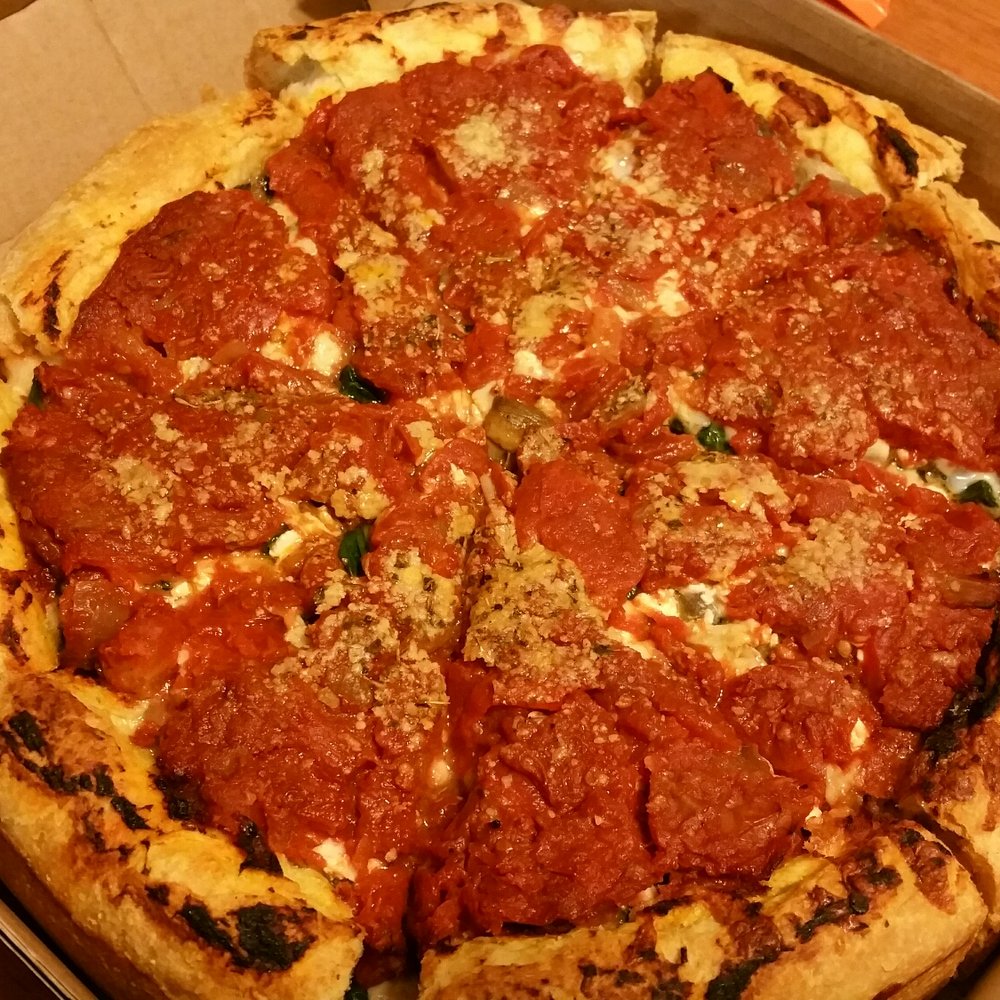 5000 Pies - 5000 Pies Medium Spinach Deep Dish - Pizza Near Me - Long Beach, California
