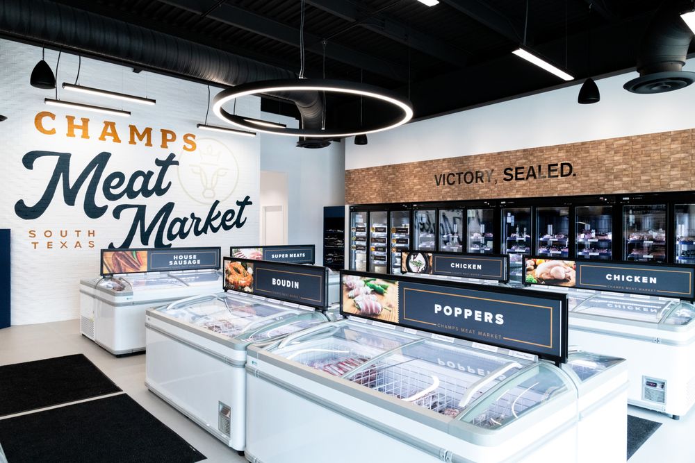 Champs Meat Market Logo